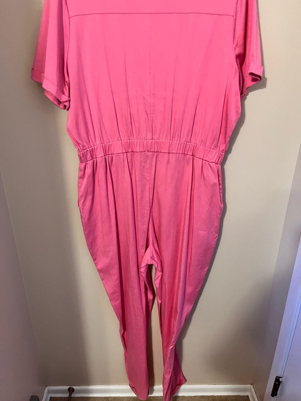 Smash + Tess Kimi Coveralls in Papaya Pink - Picture 5 of 8